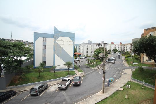 Vista de apartamento à venda com 2 quartos, 54m² em Jardim Riacho das Pedras, Contagem