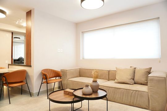Sala  de apartamento para alugar com 2 quartos, 82m² em Funcionários, Belo Horizonte