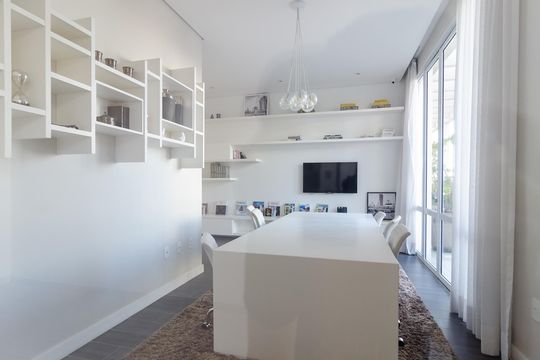 Área comum de apartamento à venda com 3 quartos, 122m² em Campo Belo, São Paulo