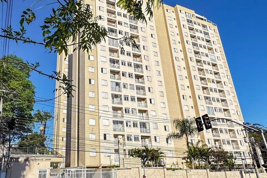 Fachada de apartamento à venda com 2 quartos, 43m² em Jardim Lourdes, São Paulo
