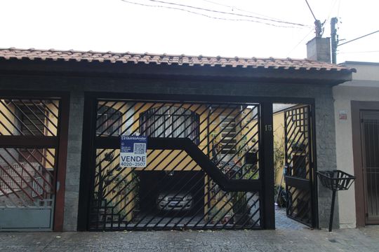 Fachada de casa à venda com 5 quartos, 180m² em Jardim Santa Maria, São Paulo