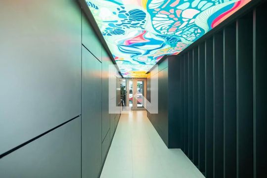 Área comum de kitnet/studio para alugar com 1 quarto, 22m² em Bela Vista, São Paulo