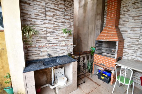 Churrasqueira de casa à venda com 4 quartos, 300m² em Jardim Nova Esperanca Ii, Sumaré