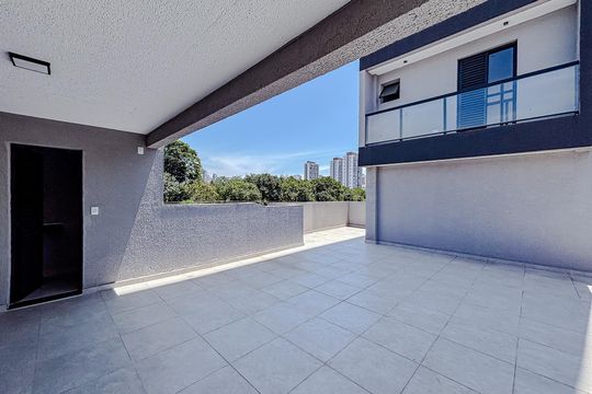 Área comum - Churrasqueira de apartamento para alugar com 2 quartos, 39m² em Vila Azevedo, São Paulo