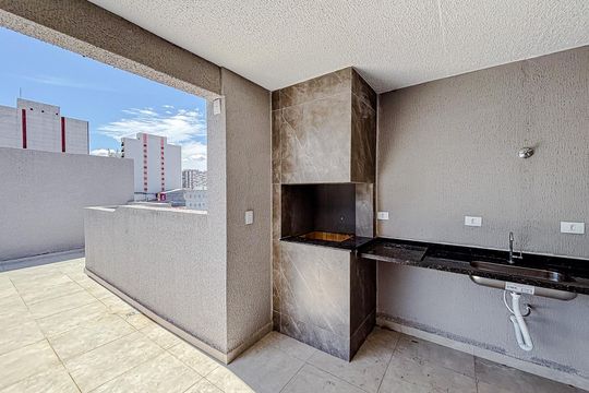 Área comum - Churrasqueira de apartamento para alugar com 2 quartos, 39m² em Vila Azevedo, São Paulo