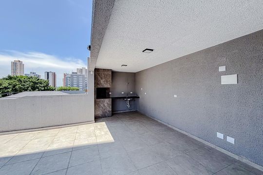 Área comum - Churrasqueira de apartamento para alugar com 2 quartos, 39m² em Vila Azevedo, São Paulo