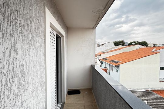 Quarto 2 Varanda de apartamento à venda com 3 quartos, 199m² em Vila Scarpelli, Santo André