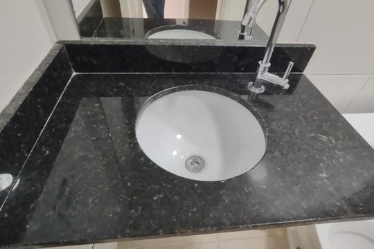 Banheiro de apartamento para alugar com 2 quartos, 43m² em Santa Maria, São Caetano do Sul