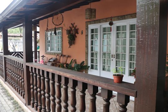 Varanda da Sala de casa para alugar com 2 quartos, 91m² em Luz, Nova Iguaçu