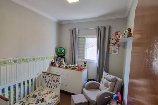 Quarto de apartamento à venda com 3 quartos, 89m² em Santa Maria, São Caetano do Sul