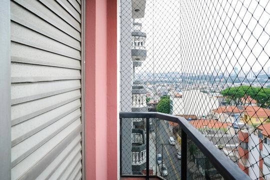 Varanda da suíte de apartamento para alugar com 3 quartos, 96m² em Vila Mariza, São Bernardo do Campo