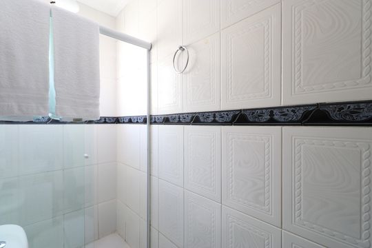 Banheiro  de apartamento para alugar com 1 quarto, 45m² em Luz, São Paulo