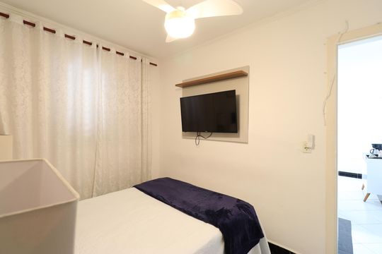 Quarto  de apartamento para alugar com 1 quarto, 45m² em Luz, São Paulo