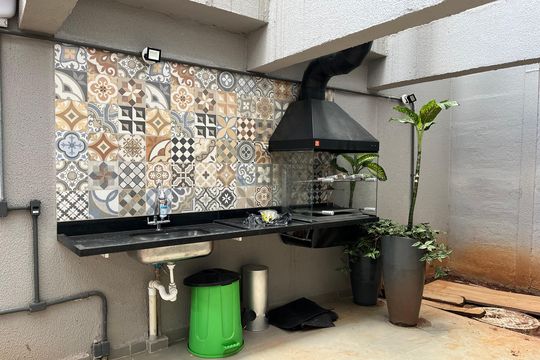 Área comum - Churrasqueira de apartamento à venda com 2 quartos, 28m² em Chácara Inglesa, São Paulo