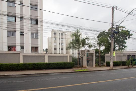 Fachada de apartamento à venda com 2 quartos, 48m² em Nacional, Contagem