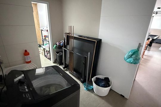 Área de serviço de apartamento à venda com 3 quartos, 148m² em Vila Valparaíso, Santo André