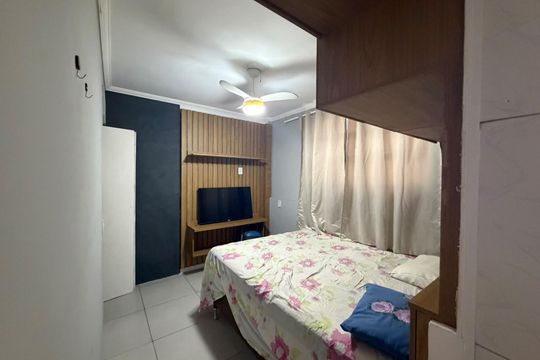 Quarto 1 de apartamento para alugar com 2 quartos, 97m² em Canto do Forte, Praia Grande
