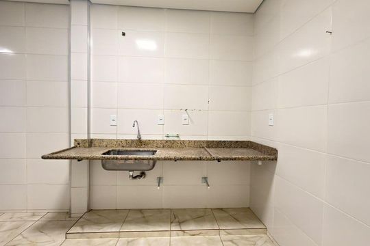 Cozinha de casa para alugar com 2 quartos, 85m² em Sapucaias III, Contagem