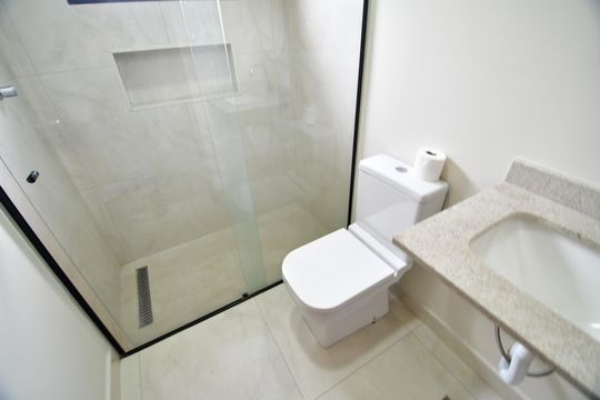 Banheiro de casa para alugar com 2 quartos, 90m² em Jardim Nossa Senhora Auxiliadora, Campinas