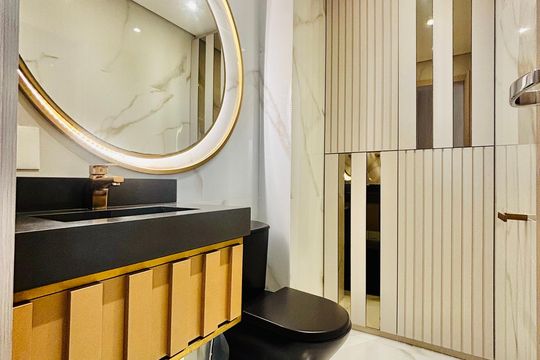 Lavabo de apartamento à venda com 1 quarto, 69m² em Residencial Zero (tambore), Barueri
