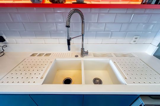Cozinha de apartamento para alugar com 2 quartos, 121m² em Pinheiros, São Paulo