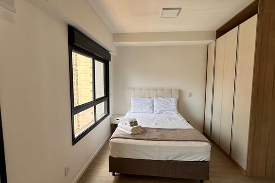 Studio de kitnet/studio para alugar com 1 quarto, 28m² em Brooklin, São Paulo