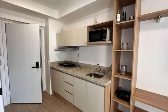 Studio de kitnet/studio para alugar com 1 quarto, 28m² em Brooklin, São Paulo