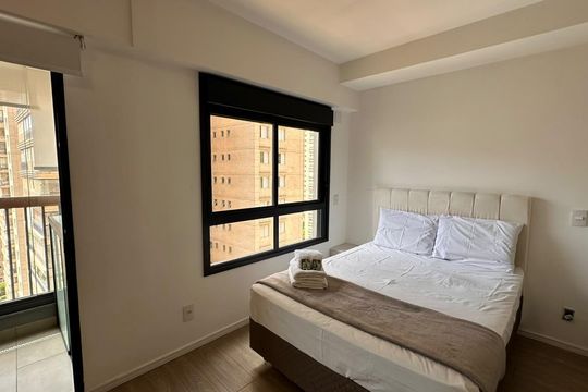 Studio de kitnet/studio para alugar com 1 quarto, 28m² em Brooklin, São Paulo