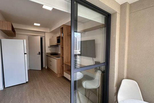 Studio de kitnet/studio para alugar com 1 quarto, 28m² em Brooklin, São Paulo