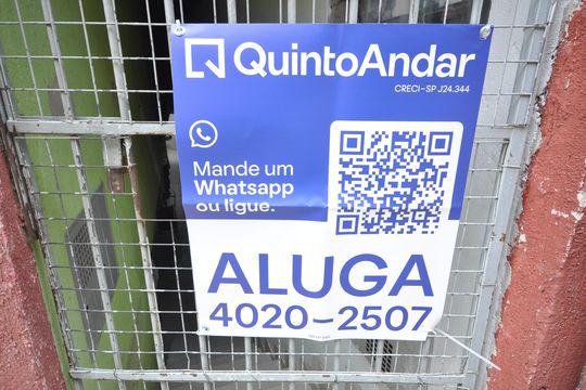 Placa de casa para alugar com 1 quarto, 33m² em Jardim Ataliba Leonel, São Paulo
