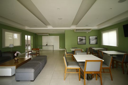 Área comum - Salão de festas de apartamento à venda com 3 quartos, 70m² em Anil, Rio de Janeiro