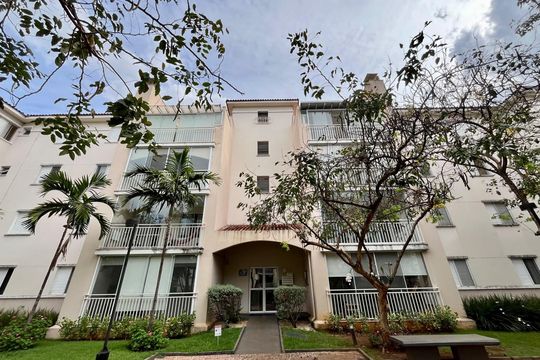 Fachada do bloco de apartamento para alugar com 3 quartos, 76m² em Jardim Santa Genebra, Campinas