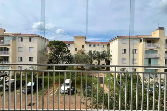 Vista da Sacada de apartamento para alugar com 3 quartos, 76m² em Jardim Santa Genebra, Campinas