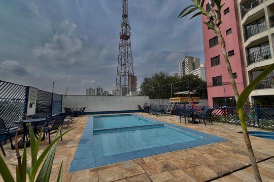 Área comum - Piscina de apartamento para alugar com 2 quartos, 58m² em Vila da Saúde, São Paulo