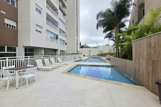Área comum - Piscina de apartamento à venda com 2 quartos, 75m² em Vila Apiai, Santo André