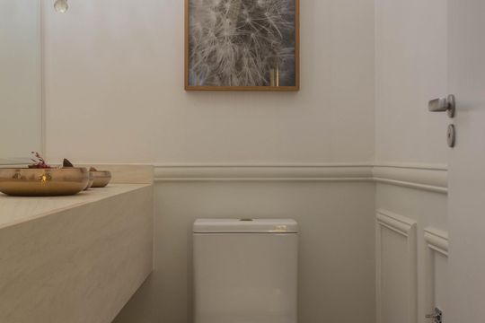 Lavabo de apartamento para alugar com 2 quartos, 91m² em Vila Lusitania, São Bernardo do Campo