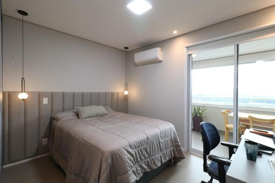Quarto de apartamento à venda com 1 quarto, 49m² em Parque Industrial Tomas Edson, São Paulo
