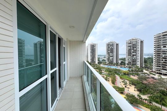 Varanda de apartamento à venda com 2 quartos, 78m² em Barra Olímpica, Rio de Janeiro