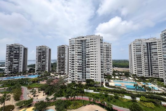Vista da Varanda de apartamento à venda com 2 quartos, 78m² em Barra Olímpica, Rio de Janeiro