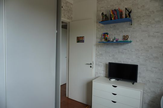 Quarto 2 de casa de condomínio à venda com 3 quartos, 160m² em Residencial Dois (tambore), Santana de Parnaíba