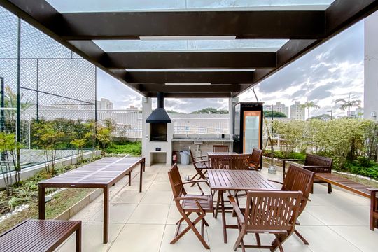 Área comum - Piscina de apartamento para alugar com 1 quarto, 35m² em Mooca, São Paulo