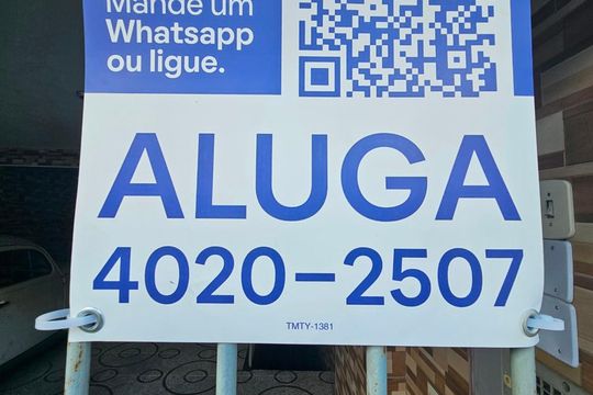 Placa código TMTY-1381 de casa para alugar com 1 quarto, 40m² em Cidade Kemel, Itaquaquecetuba