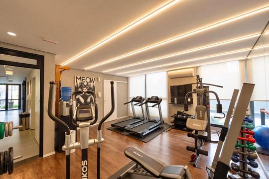 Área comum - Academia de apartamento à venda com 2 quartos, 60m² em Vila Monte Alegre, São Paulo