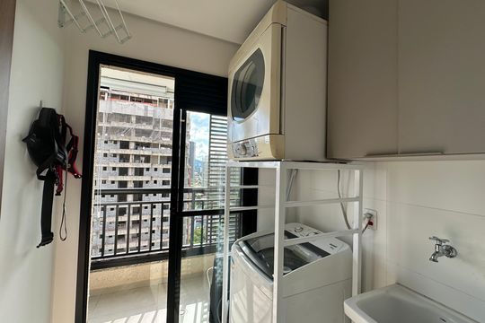 Área de Serviço de apartamento à venda com 1 quarto, 40m² em Empresarial 18 do Forte, Barueri
