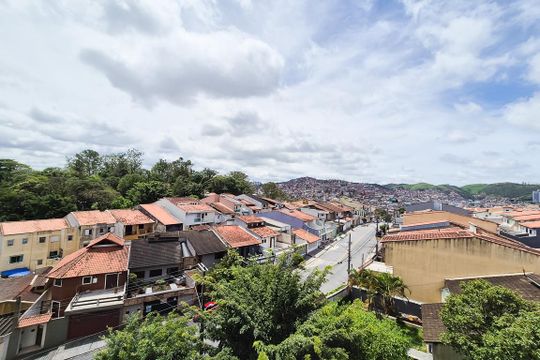 Varanda da Sala - vista de apartamento para alugar com 2 quartos, 65m² em Nova Petrópolis, São Bernardo do Campo