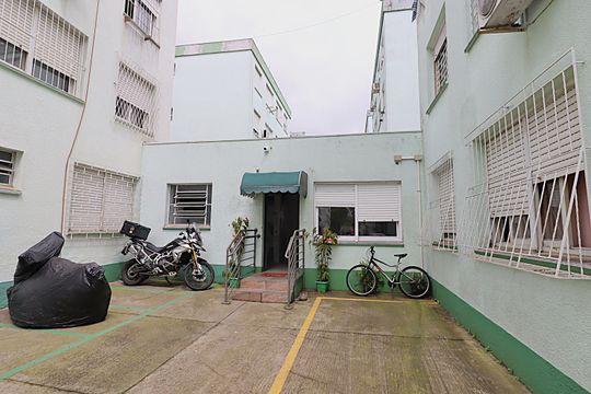 Área comum - Salão de festas de apartamento à venda com 2 quartos, 70m² em Jardim Dona Leopoldina, Porto Alegre