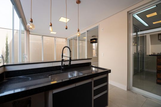 Área gourmet de casa de condomínio para alugar com 4 quartos, 250m² em Jardim Tatiana, Votorantim