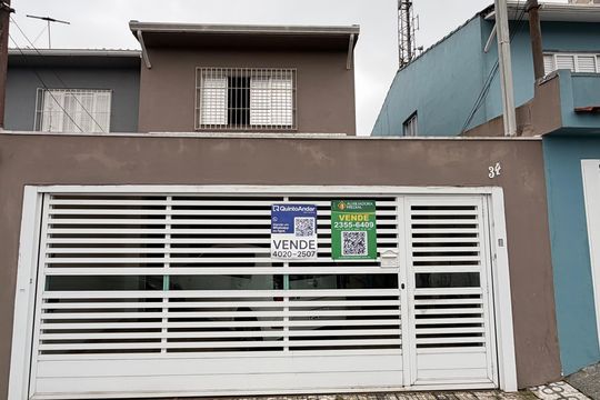 Fachada de casa à venda com 3 quartos, 120m² em Vila Israel, São Bernardo do Campo