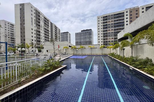 Área comum de apartamento para alugar com 2 quartos, 51m² em Barra Olímpica, Rio de Janeiro