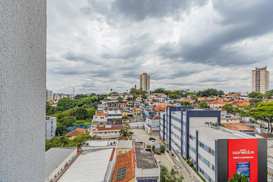 Vista da Sala de apartamento para alugar com 2 quartos, 42m² em Parque Maria Helena, São Paulo